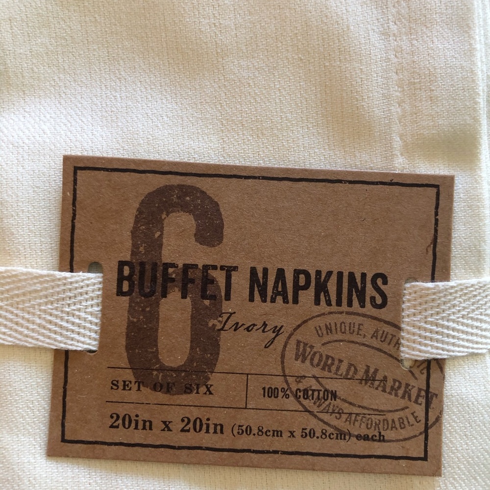 Cost Plus napkins